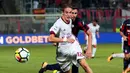 Andrea Conti merupakan pilar utama AC Milan di sisi kanan pertahanan. Pemain 24 tahun tersebut menderta cedera kambuhan pada bulan september tahun lalu. (AFP/Carlo Herman)