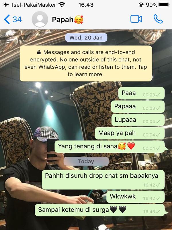Chat Anak ke Mendiang Ayah (Sumber: Twitter//whitesugarl/