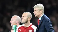 Arsene Wenger belum ingin membicarakan kontrak Jack Wilshere. (The Sun)