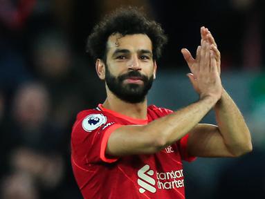 Para pencetak gol terbanyak di masing-masing liga di Eropa tiap musim akan bersaing memperebutkan Sepatu Emas Eropa, yang diberikan kepada pencetak gol terbanyak di semua ajang kompetisi. Berikut 5 wakil dari Liga Inggris yang masih bersaing jadi yang tertajam. (AFP/Lindsey Parnaby)