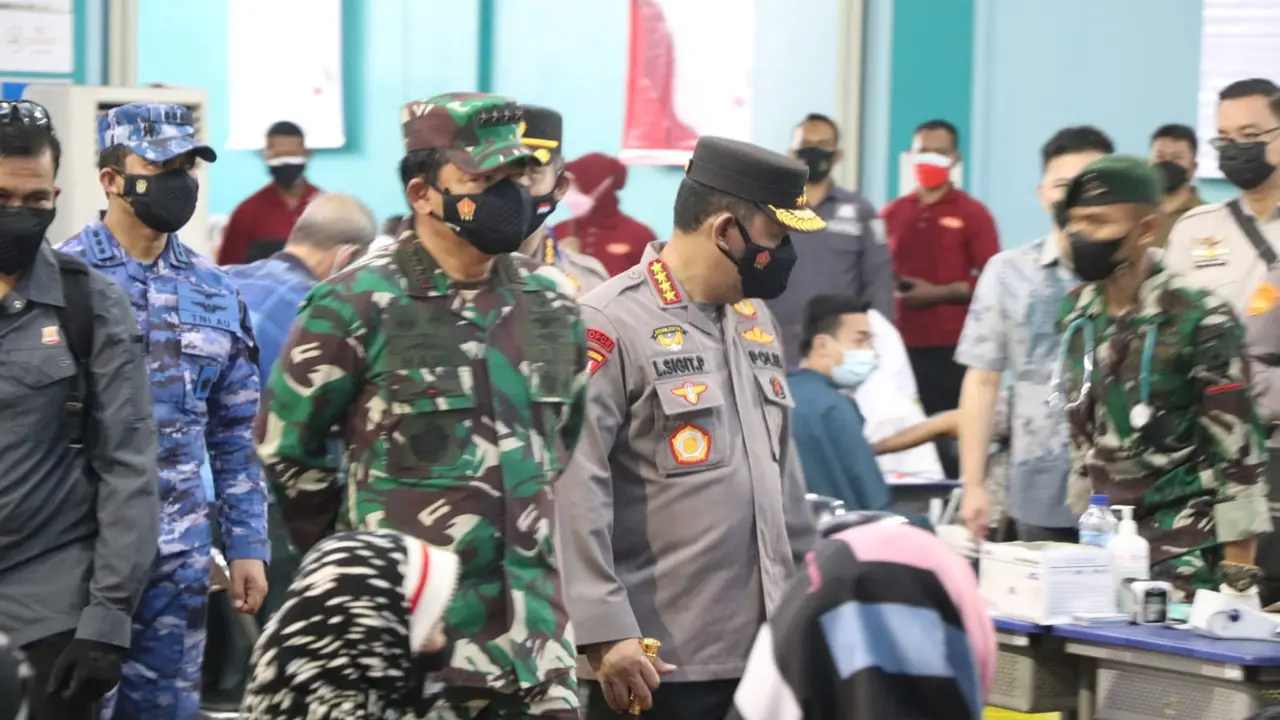 Kapolri Jenderal Pol Listyo Sigit Prabowo mengatakan, kasus harian Covid-19 di Indonesia sudah melandai.