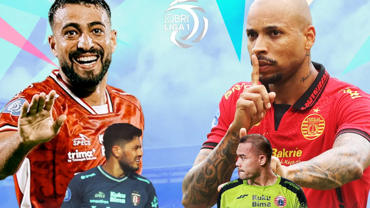 BRI Liga 1 - Bali United Vs Persija jakarta - Duel Antarlini