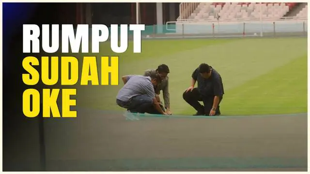 VIDEO: Erick Thohir Cek Kondisi Rumput SUGBK Jelang Timnas Indonesia Vs Jepang dan Arab Saudi