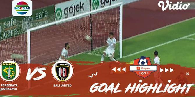 VIDEO: Highlights Liga 1 2019, Persebaya Vs Bali United 1-1