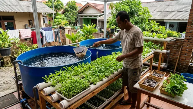 Ide Usaha Ternak Ikan Lele dan Sayur Mini di Urban Garden