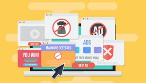 Ilustrasi konten ilegal, terlarang. (Image by Freepik)