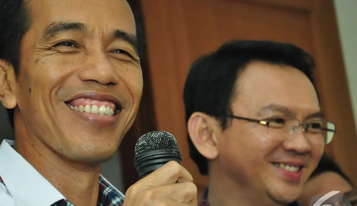 Tahun 2012, Basuki dipinang Gerindra untuk dijadikan Wakil Gubernur DKI Jakarta berpasangan dengan Joko Widodo. (Dok.Liputan6.com)