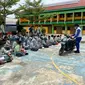 Sosialisasi dan edukasi safety riding yang digelar PT PAMA ke para pelajar SMA/SMK Balikpapan. (Istimewa)