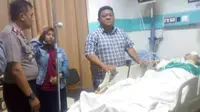 Shanda Puti Denata (23), mahasiswi korban begal yang jatuh di Jalan layang Pasupati, Bandung meninggal dunia, di RS Boromeus Bandu...