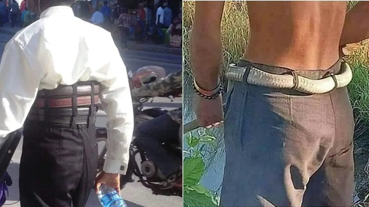6 Kelakuan Kocak Orang Pakai Sabuk Tak Biasa Ini Nyeleneh