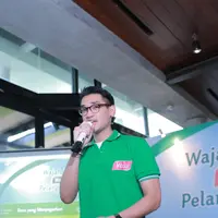 "Ya pasti Ngegym, kardio, sama Thai Boxing. Yang penting sih keringat keluar," jelasnya. (Adrian Putra/Bintang.com)