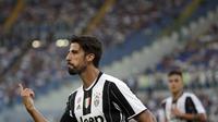Musim lalu Sami Khedira hanya bermain 20 untuk Juventus. (REUTERS/Max Rossi)