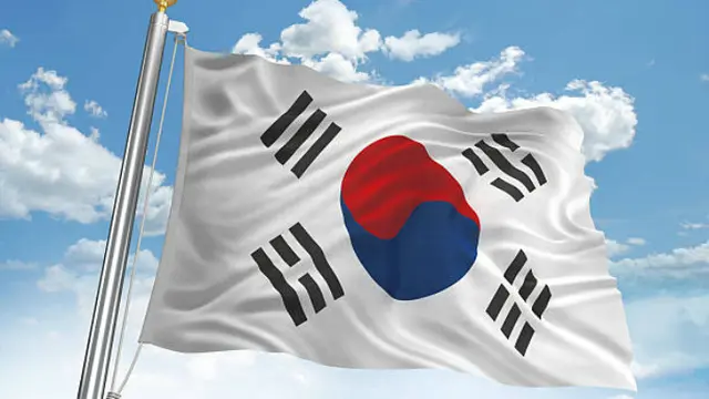 Ilustrasi bendera Korea Selatan