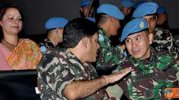 Direktur DPKO Nepal Kunjungi Satgas TNI