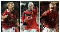 Nama besar Manchester United menjadi magnet bagi para pemain dari penjuru dunia untuk memperkuat Setan Merah. Tak terkecuali para pemain lokal Inggris. Dengan talenta memikat, mereka mampu bertahan dan memperoleh penampilan terbanyak. Siapa saja mereka? (Kolase Foto AFP)