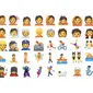 Google rilis 53 emoji gender 'ambigu', tidak representasikan pria atau wanita. Sumber: Gizmodo