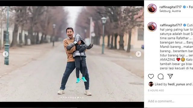 Raffi Ahmad dan Rafathar (Foto: Instagram/@raffinagita1717)