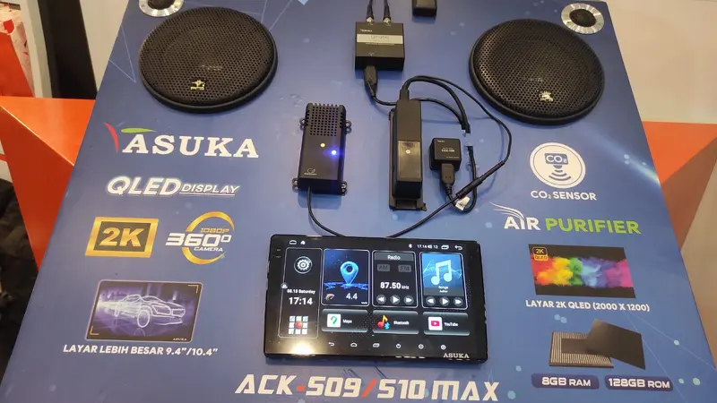 Asuka Bawa Head Unit Baru yang Punya Sensor CO2 dan Usir Virus (Arief A/Liputan6.com)