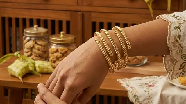 Model Gelang Emas Keroncong Anti Norak untuk Lebaran 2026