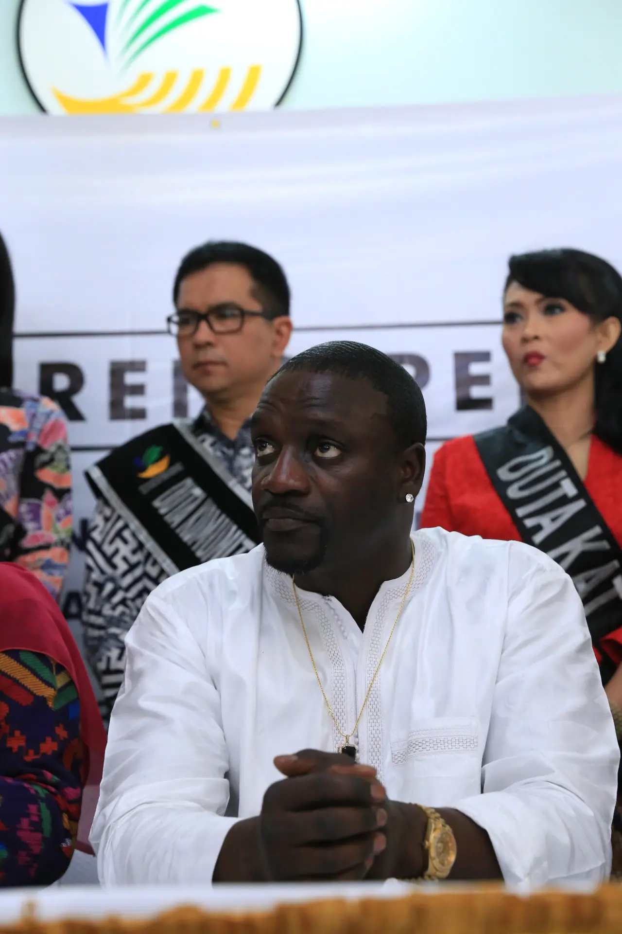 Preskon Akon (Adrian Putra/bintang.com)
