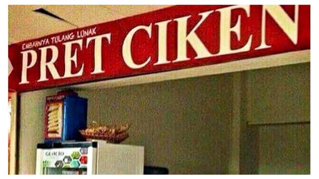 Nama Warung yang Salah Tulis Ini Malah Bikin Bingung