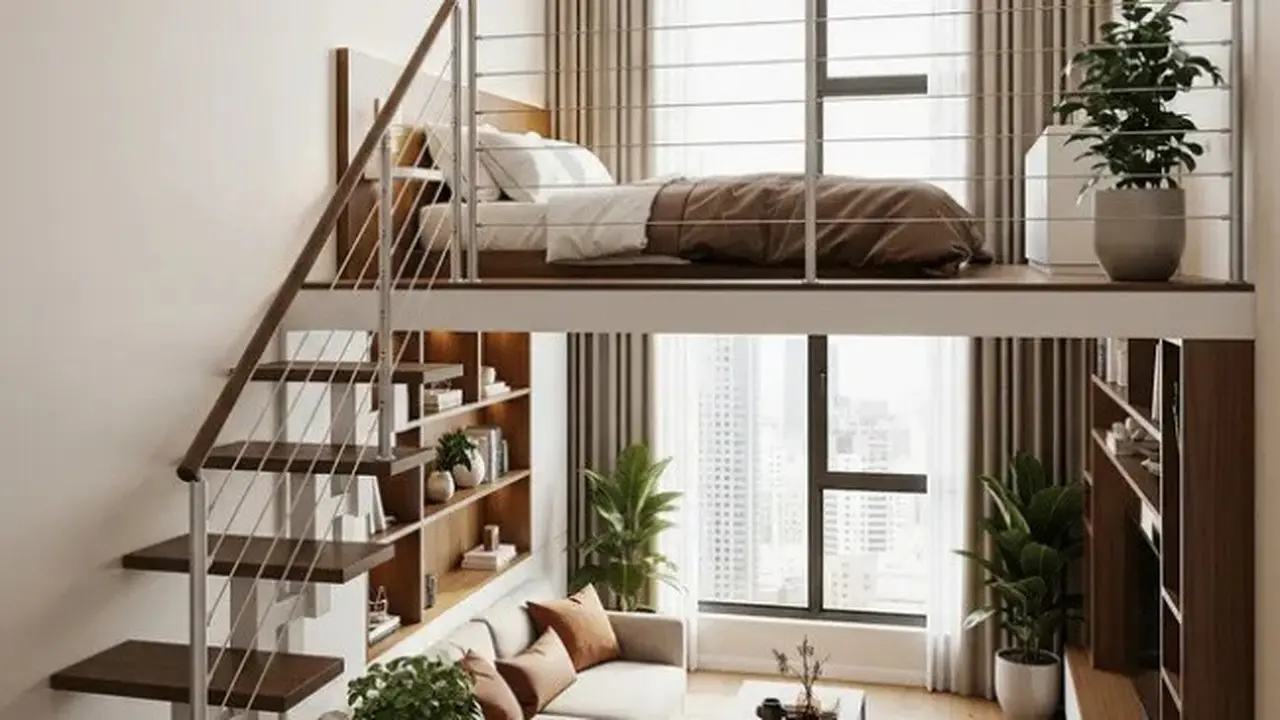 Mezzanine di Rumah 36 atau 45 (Credit: Gemini AI)