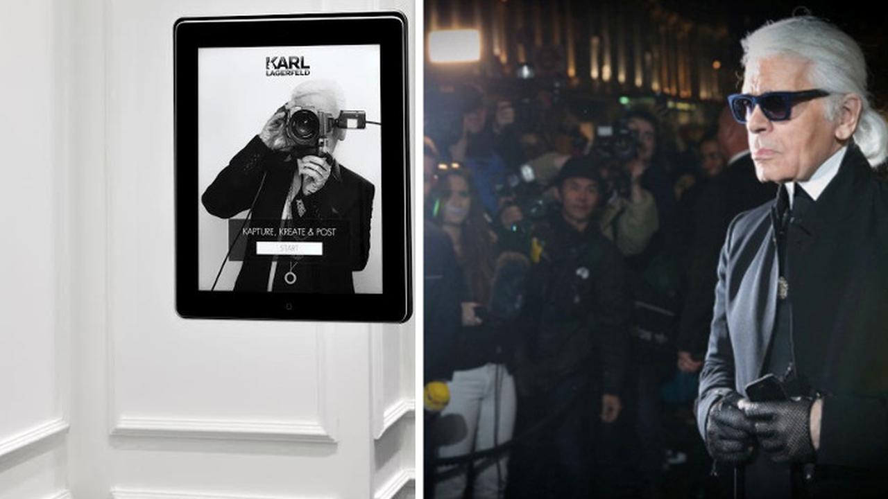 Karl Lagerfeld Fitting Room & London Store Launching 2014