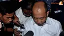 Saat ditemui wartawan, Johanes enggan memberikan komentar pada wartawan (Liputan6.com/Andrian M Tunay)