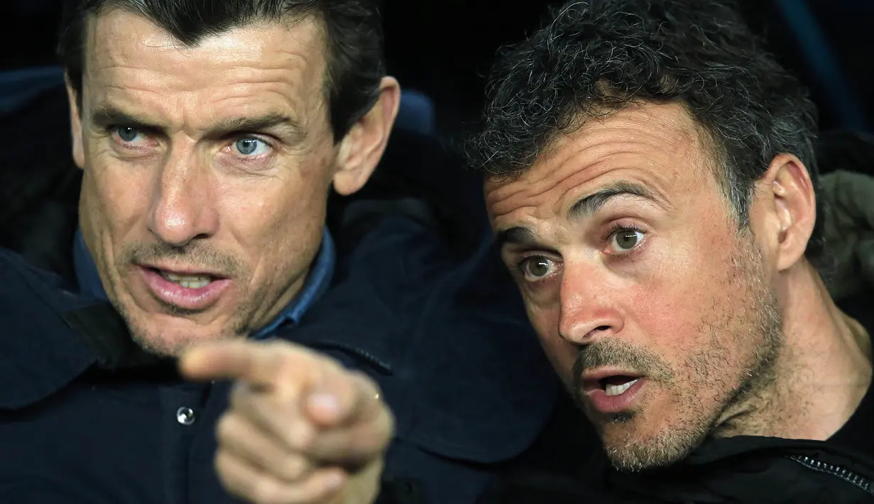 6. Juan Carlos Unzue merupakan tangan kanan Luis Enrique sejak masih berkarier di Celta Vigo. Assisten pelatih Barcelona ini dianggap bakal cocok menggantikan peran Enrique karena sudah mengenal skuat serta staf pelatih Barca. (AFP/Pau Barrena)