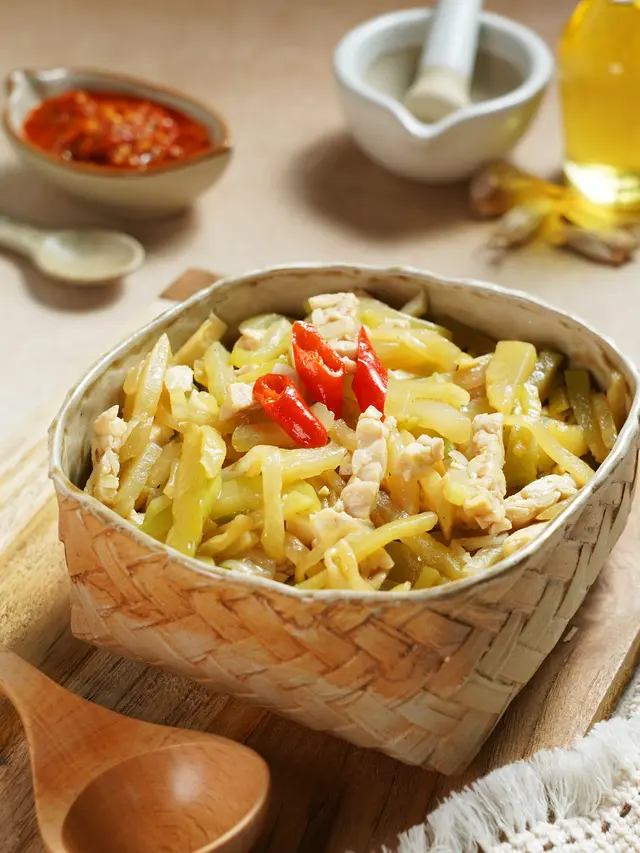 tumis labu sian tempe