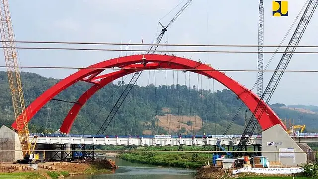 Dengan dibukanya Jembatan Kali Kuto diharapkan akan lebih memperlancar arus mudik dan arus balik. (Dok Kementerian PUPR)
