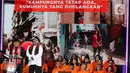 Calon gubernur dan calon wakil gubernur nomor urut 3, Pramono Anung-Rano Karno saat mengikuti debat ketiga Pemilihan Kepala Daerah Jakarta 2024 di Golden Ballroom Hotel Sultan Jakarta, Minggu (17/11/2024). (Liputan6.com/Herman Zakharia)