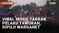 Tawuran kerap kali meresahkan warga yang terdampak kerusakan dan kemacetan. Tak jarang warga membubarkan paksa tawuran, seperti pemobil satu ini. Sang supir menabrak sejumlah pelaku tawuran bermotor guna membubarkan aksi meresahkan mereka.