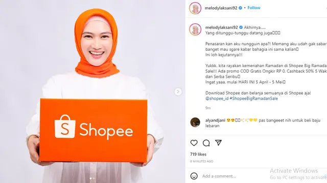 Postingan terbaru Melody.