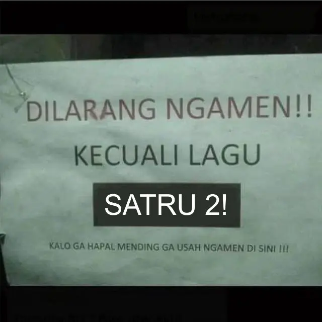6 Peringatan Dilarang Ngamen Kecuali Lagu Dangdut Ini Kocak