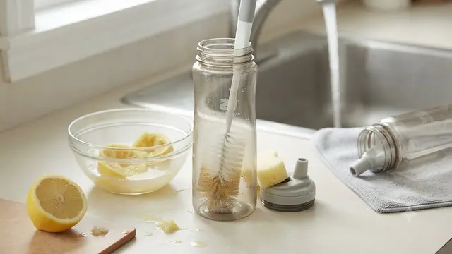 Cara Membersihkan Botol Minum yang Bau