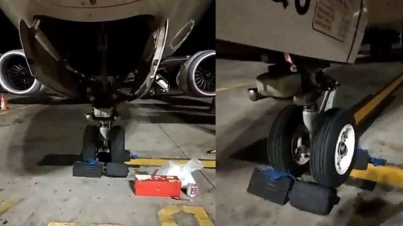 gempa menggoyang pesawat (twitter @iwansunaryanto)