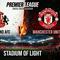 Sunderland vs Manchester United. (Bola.com/Gemini AI/Benediktus Gerendo Pradigdo)