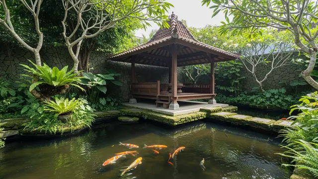 Model Pendopo Mungil untuk Rumah Kampung yang Adem/AI Generated