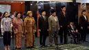 Anggota MPR Pengganti Antar Waktu (PAW) saat dilantik di Kompleks Parlemen, Senayan, Jakarta, Kamis (18/10). MPR melantik sembilan orang anggota dewan dalam PAW yang berasal dari Fraksi PAN, Demokrat, PPP dan Gerindra. (Liputan6.com/Johan Tallo)