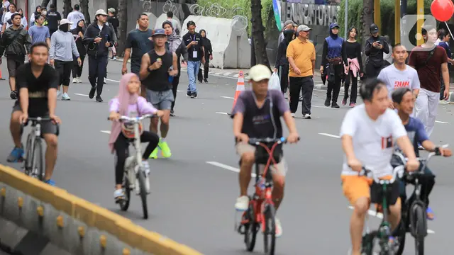 Antusiasme Warga Kembali Menikmati Hari Bebas Kendaraan Bermotor