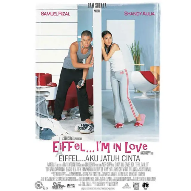 Poster film Eiffel I'm In Love. (Foto: Dok. IMDb/ Soraya Intercine Film)