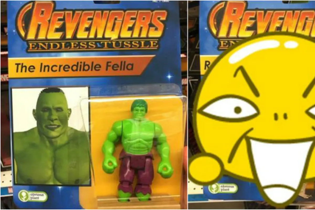Beberapa karakter tiruan sangat jauh sekali dengan figur Avengers dalam film, tetapi sebutan namanya mirip.