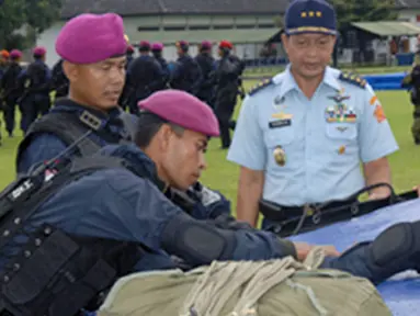 Citizen6, Cilandak: Latihan ini diselenggarakan juga untuk meningkatkan integrasi dan keterpaduan antar satuan Gultor TNI. (Pengirim: Badarudin Bakri)