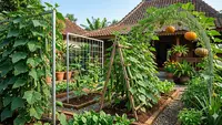 10 Ide Pagar Kawat yang Cocok untuk Budidaya Timun dan Labu, Panen Lebih Mudah