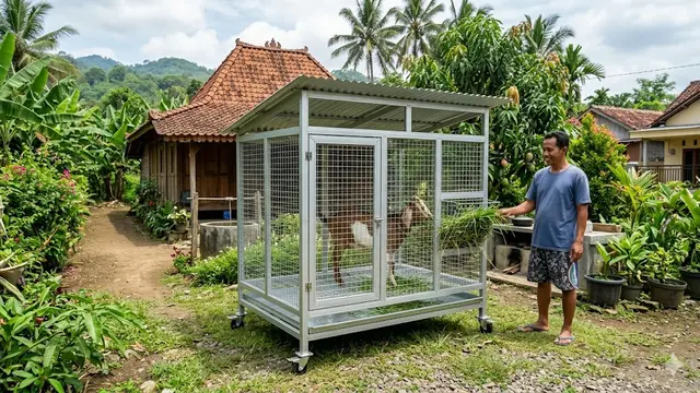 Ide Kandang yang Bisa Dipindahkan Mengikuti Cuaca