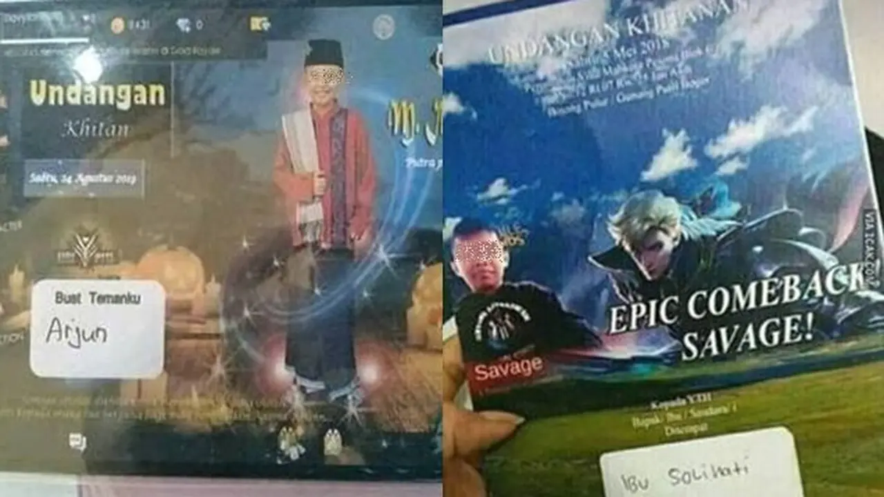 6 Undangan Sunatan Ini Unik Banget, Bikin Ketawa