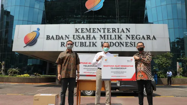 Bantu Pasien Lawan Corona, Telkom Group Serahkan 44 Ventilator kepada Yayasan BUMN