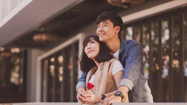 Ilustrasi pasangan cinta, bahagia