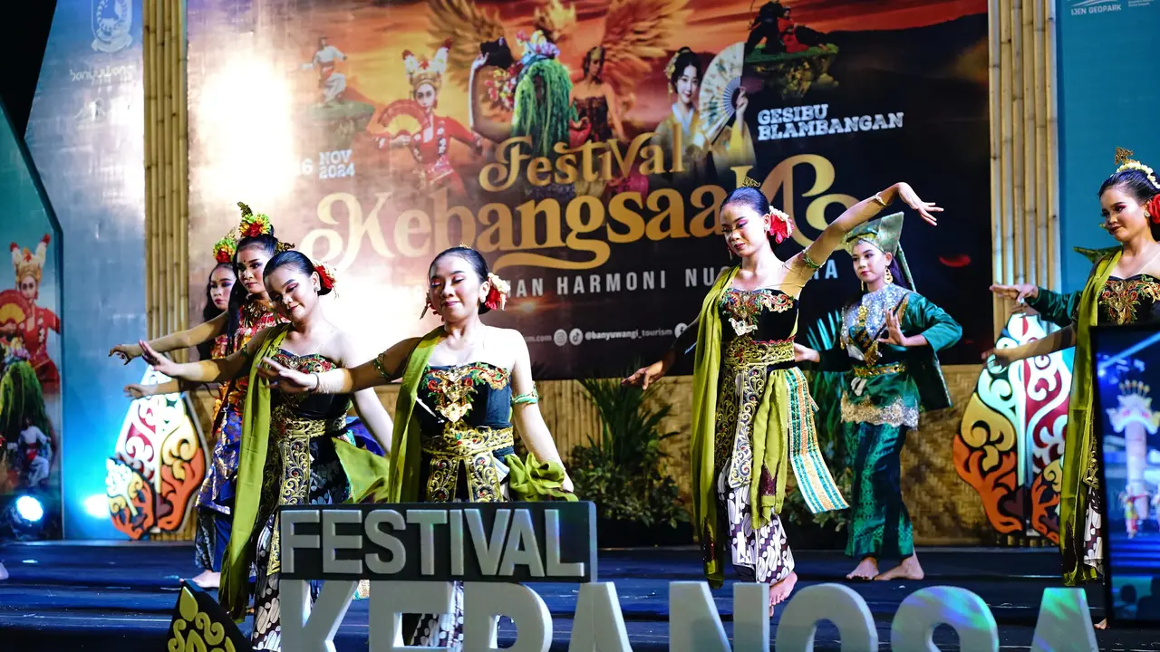 Festival Kebangsaan hadirkan pertunjukan berbagai macam suku yang ada di Banyuwangi (Istimewa)
